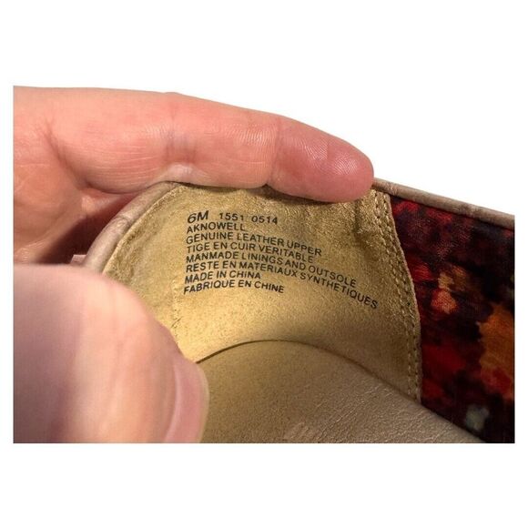 Gorgeous ANNE KLEIN Shiny rose gold CROCODILE Pattern Women Size 6M Loafers - Picture 5 of 5